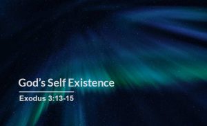 Read more about the article God’s Self-existence (Exodus 3:13-15)