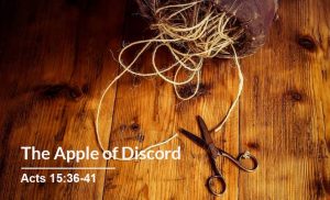 Read more about the article The Apple of Discord (Acts 15:36-41)